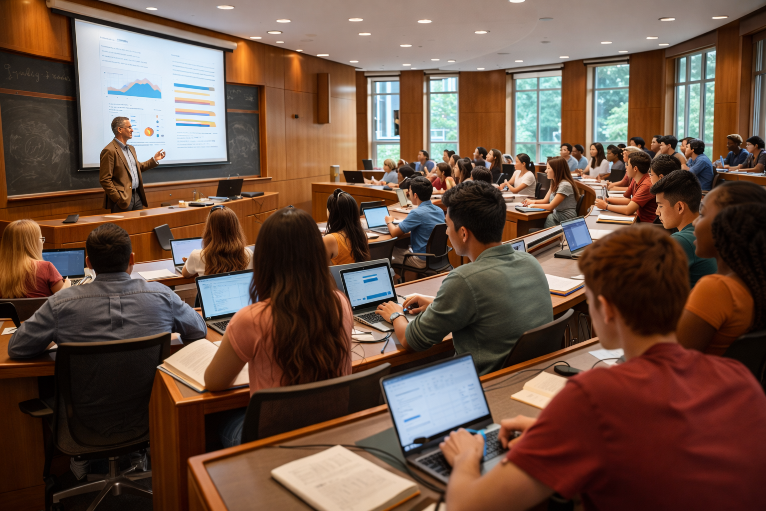 Alumnos en clase o actividad académica